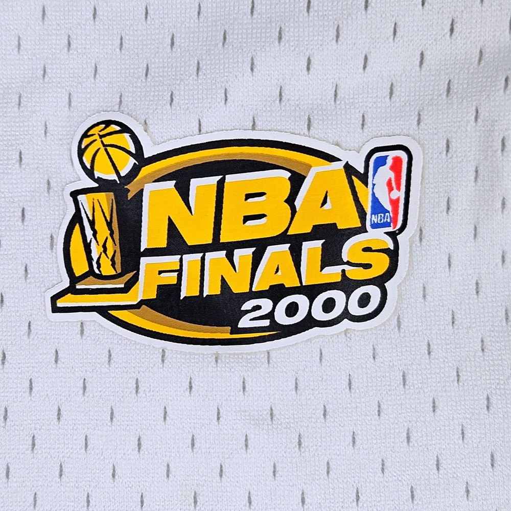Mitchell & Ness Los Angeles Lakers 2000 NBA Finals Mesh Shirt White Mens 2XL - Picture 3 of 10